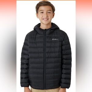 Eddie Bauer Boys' Jacket - CirrusLite Weather Resistant Down Coat